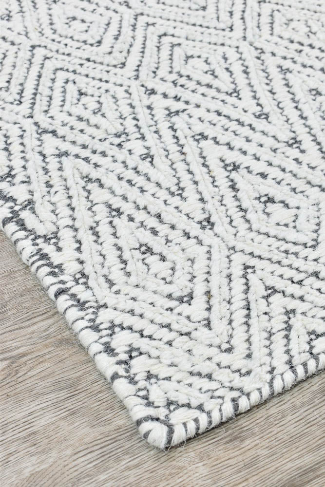 Dolomite Ivory Wool Rug