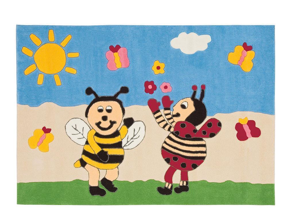 Arte Espina Kids Bumble Bee And Lady Bird Rug