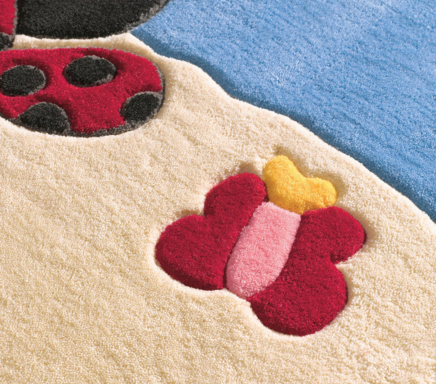 Arte Espina Kids Bumble Bee And Lady Bird Rug