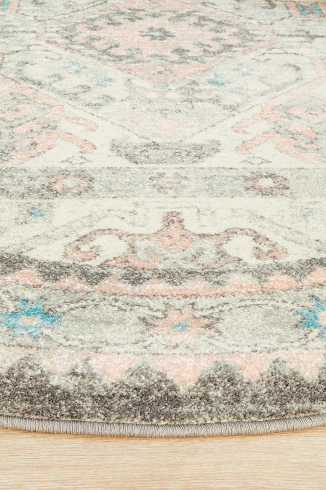 Avenue 704 Silver Round Rug