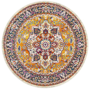 Babylon 207 Multi  Round Rug