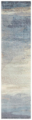 City Monet Stunning Blue Runner Rug