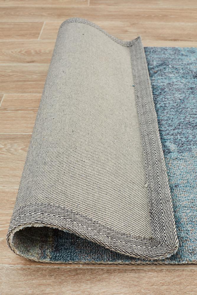 City Monet Stunning Blue Runner Rug