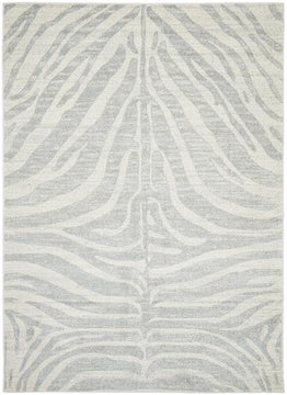Chrome Savannah Silver Rug