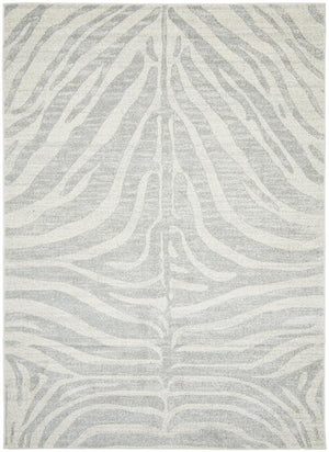 Chrome Savannah Silver Rug