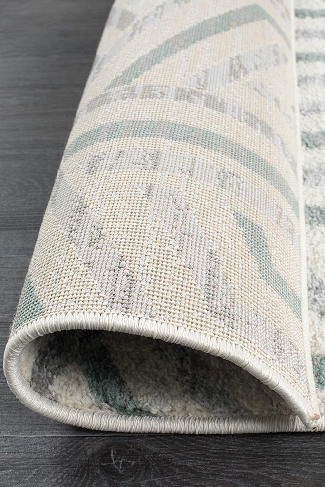 Dimensions Divinity Link Teal Modern Runner Rug