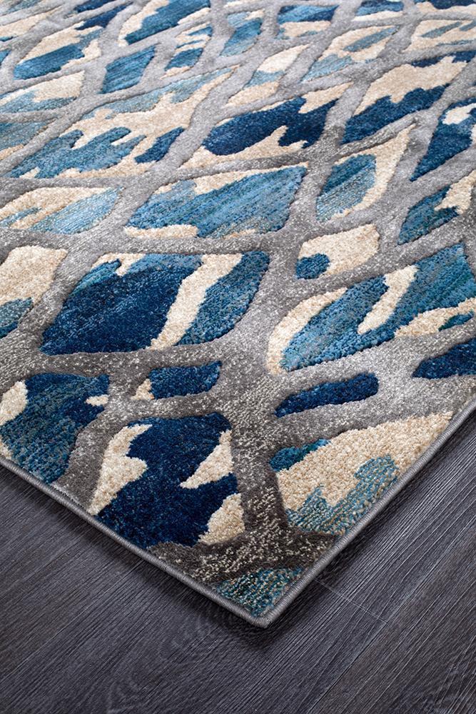 Dreamscape Ropes Modern Blue Rug Cool Rugs