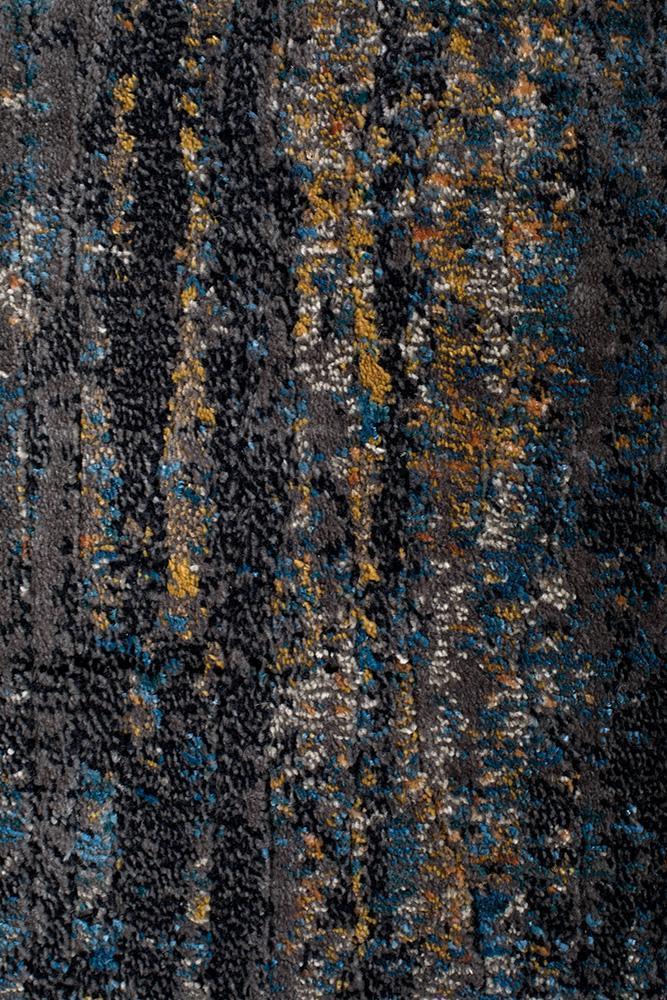 Dreamscape Distinguish Modern Slate Runner Rug