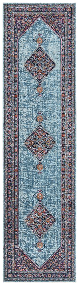 Eternal Whisper Diamond Blue Rug
