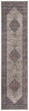 Eternal Whisper Diamond Grey Runner Rug