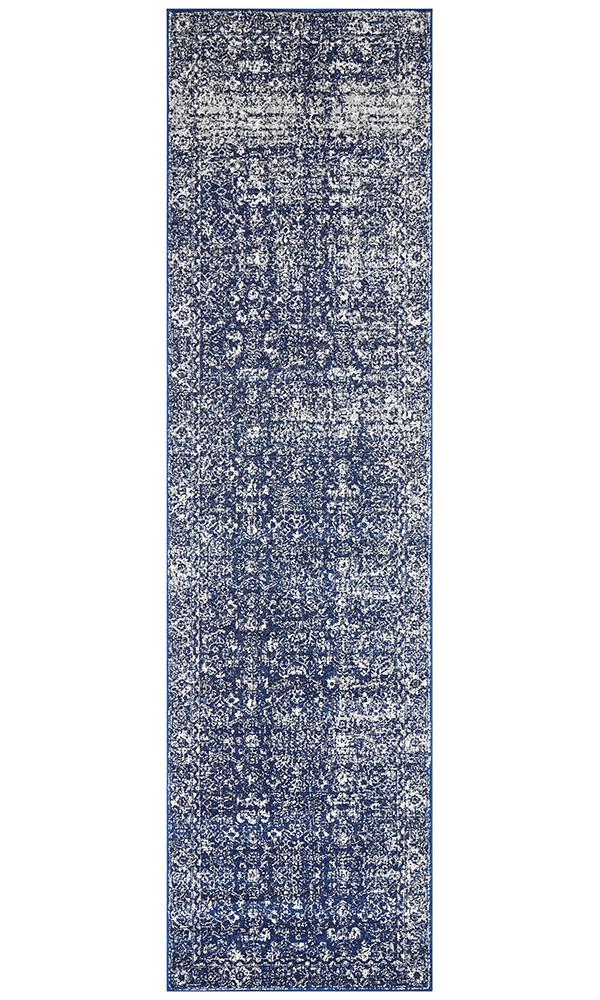 Evoke Oasis Navy Transitional Rug