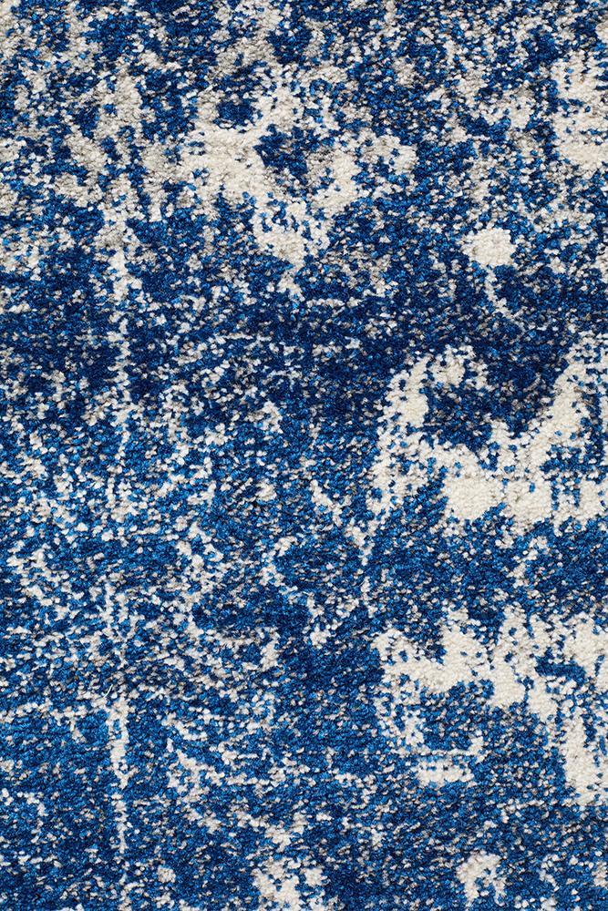 Evoke Oasis Navy Transitional Rug