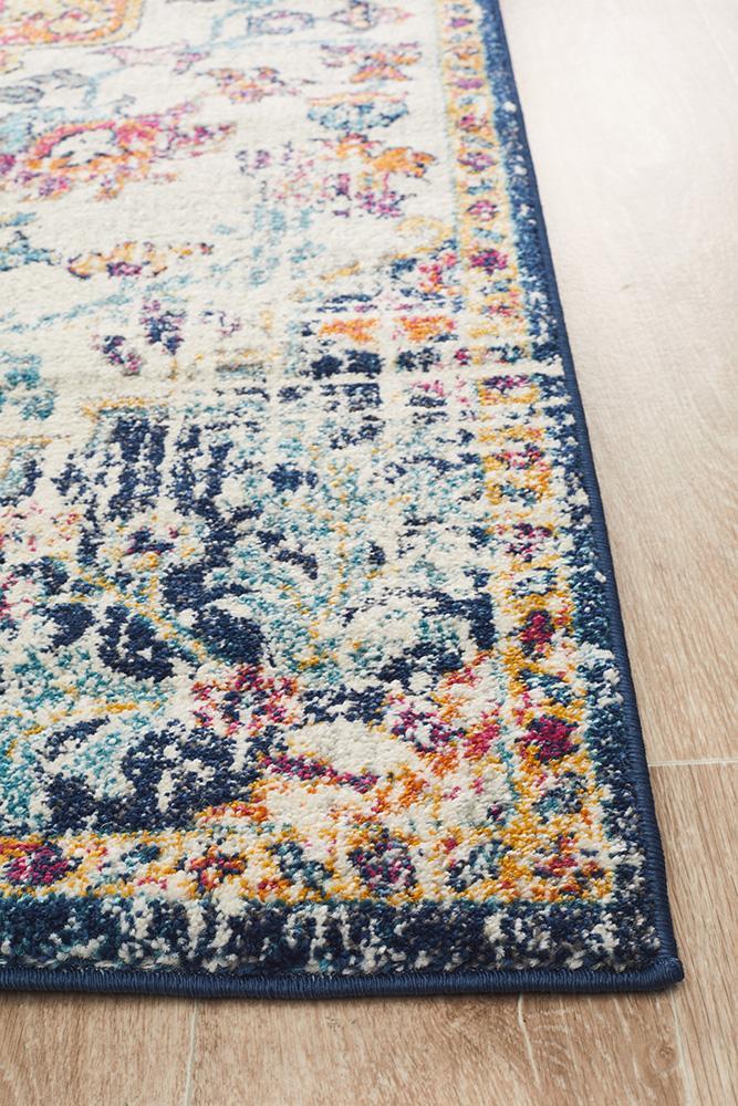 Evoke Carnival White Transitional Rug