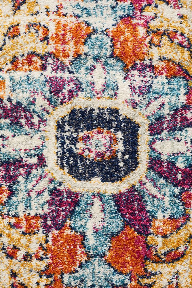Evoke Carnival White Transitional Rug