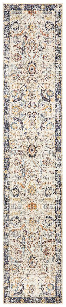 Evoke Peacock Ivory Transitional Rug