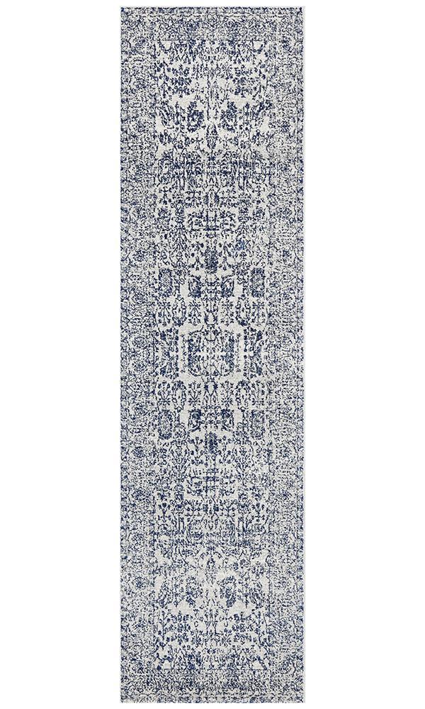 Evoke Frost Blue Transitional Rug
