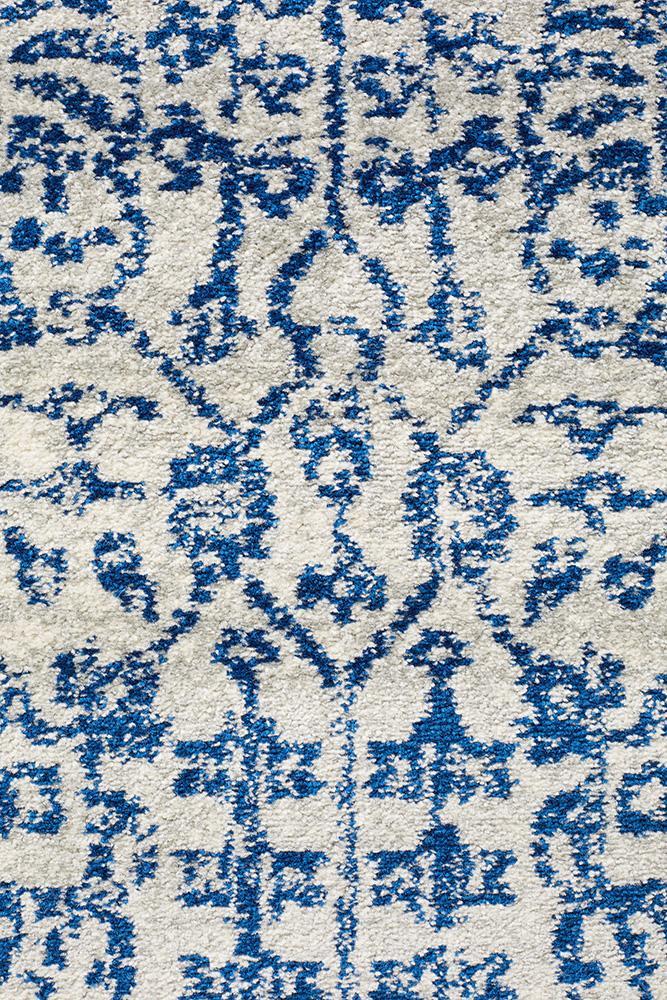 Evoke Frost Blue Transitional Rug