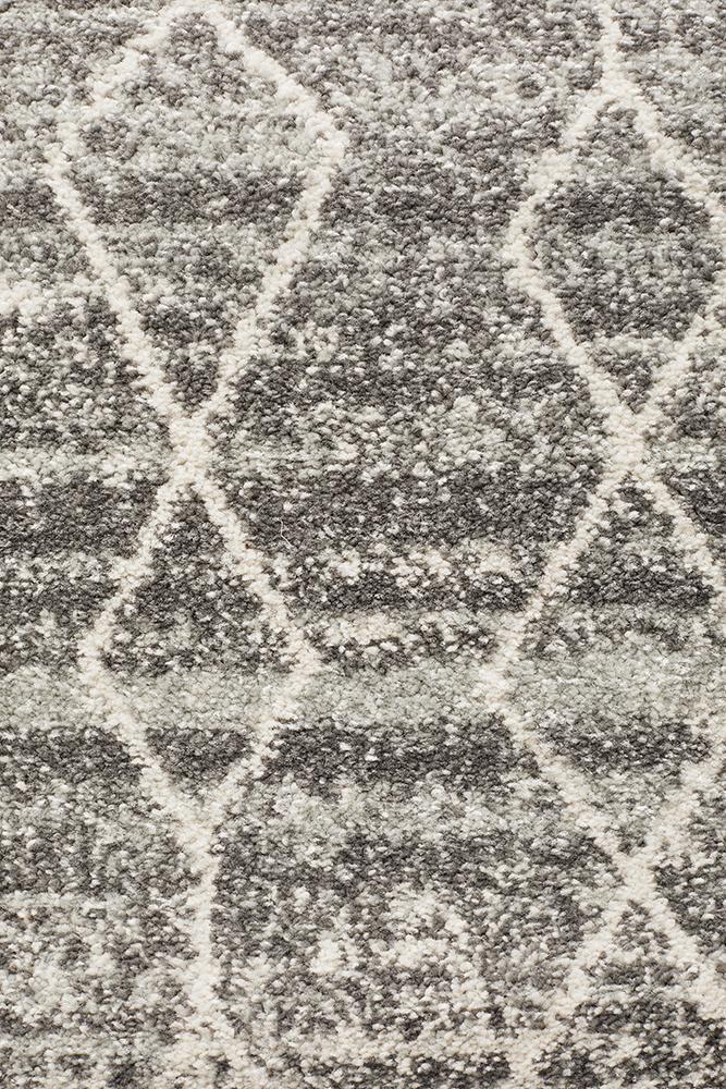 Evoke Remy Silver Transitional Runner Rug