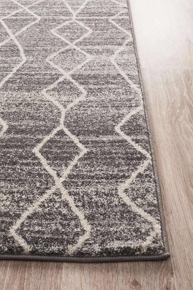 Evoke Remy Silver Transitional Rug