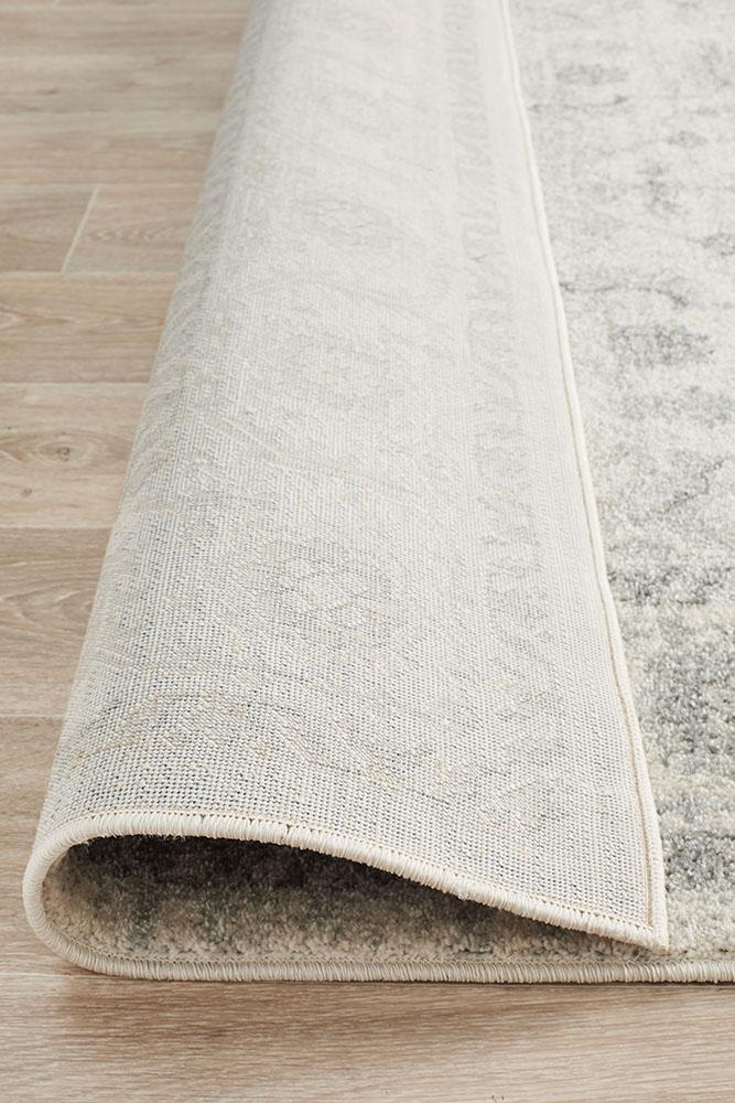 Evoke Winter White Transitional Rug