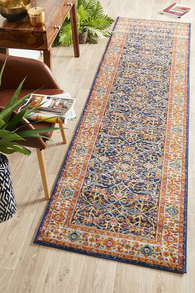 Evoke Splash Multi Transitional Runner Rug