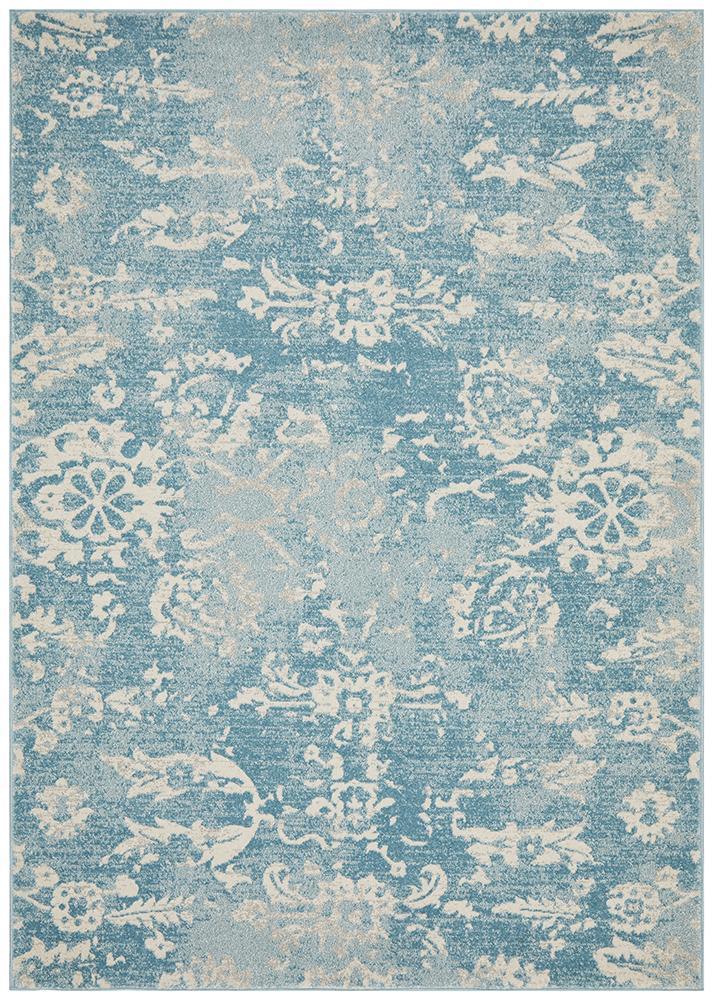 Evoke Skyline Blue Transitional Rug