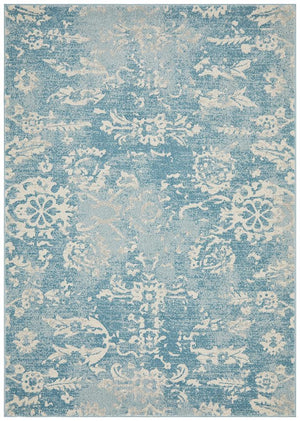 Evoke Skyline Blue Transitional Rug