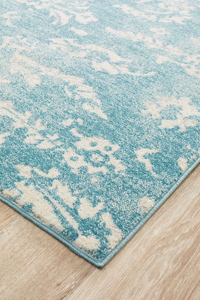 Evoke Skyline Blue Transitional Rug