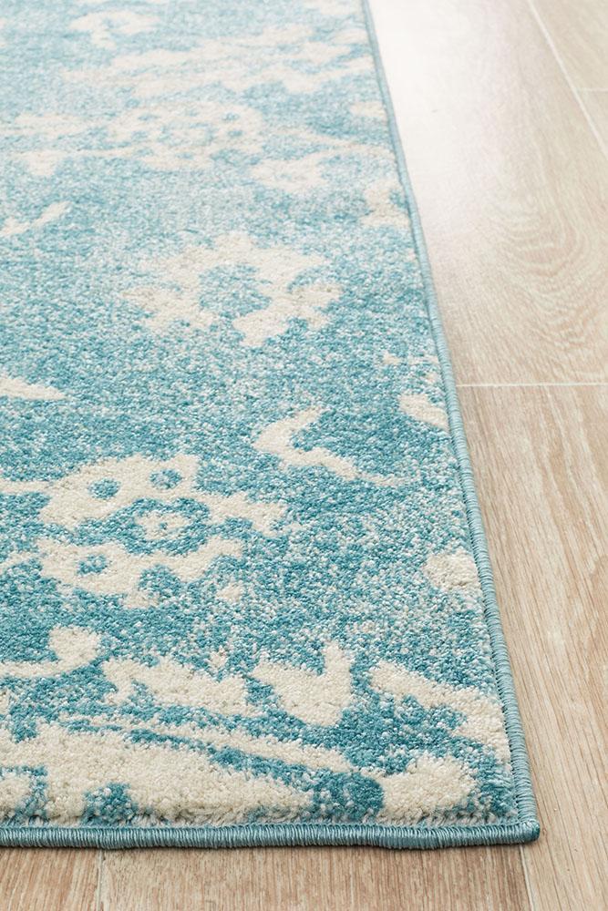 Evoke Skyline Blue Transitional Rug