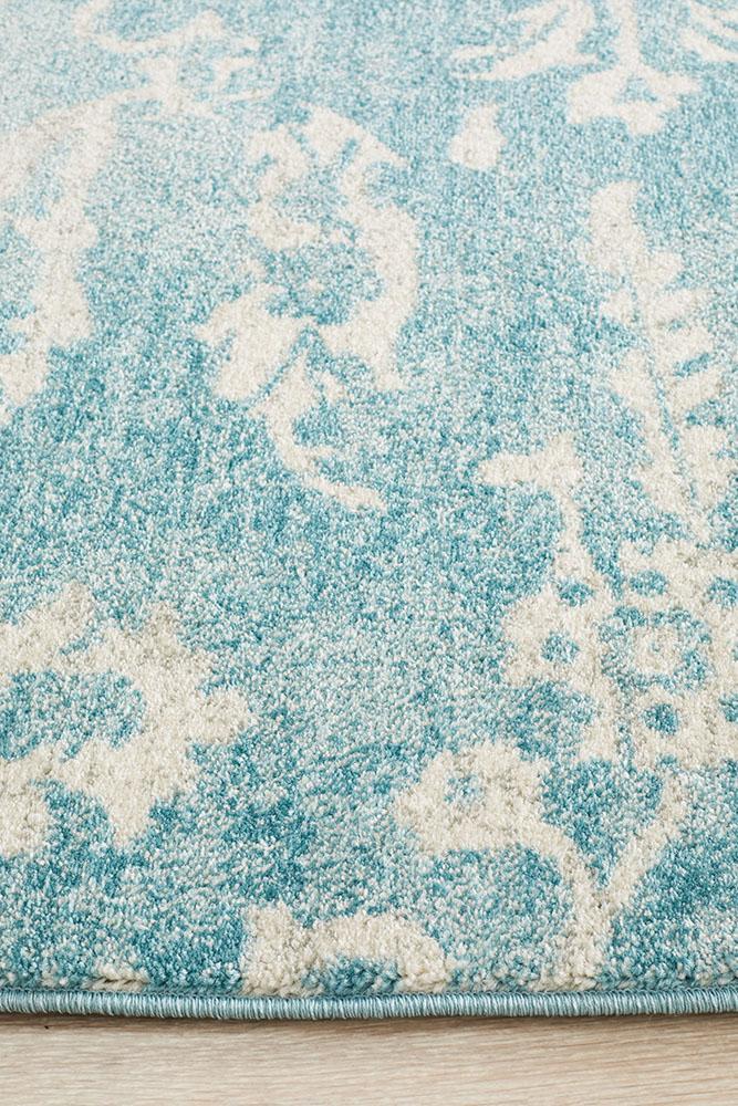 Evoke Skyline Blue Transitional Rug