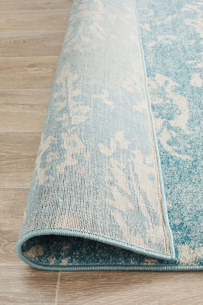 Evoke Skyline Blue Transitional Rug