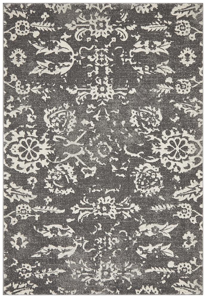 Evoke Stream Grey Transitional Rug