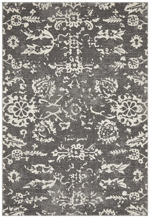 Evoke Stream Grey Transitional Rug