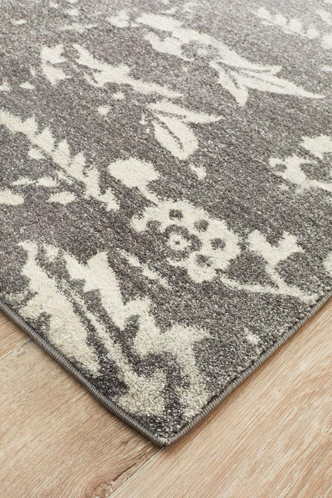Evoke Stream Grey Transitional Rug