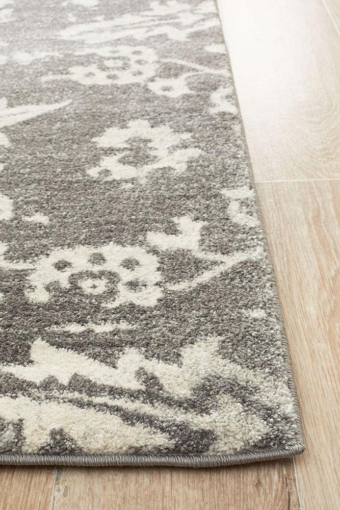 Evoke Stream Grey Transitional Rug