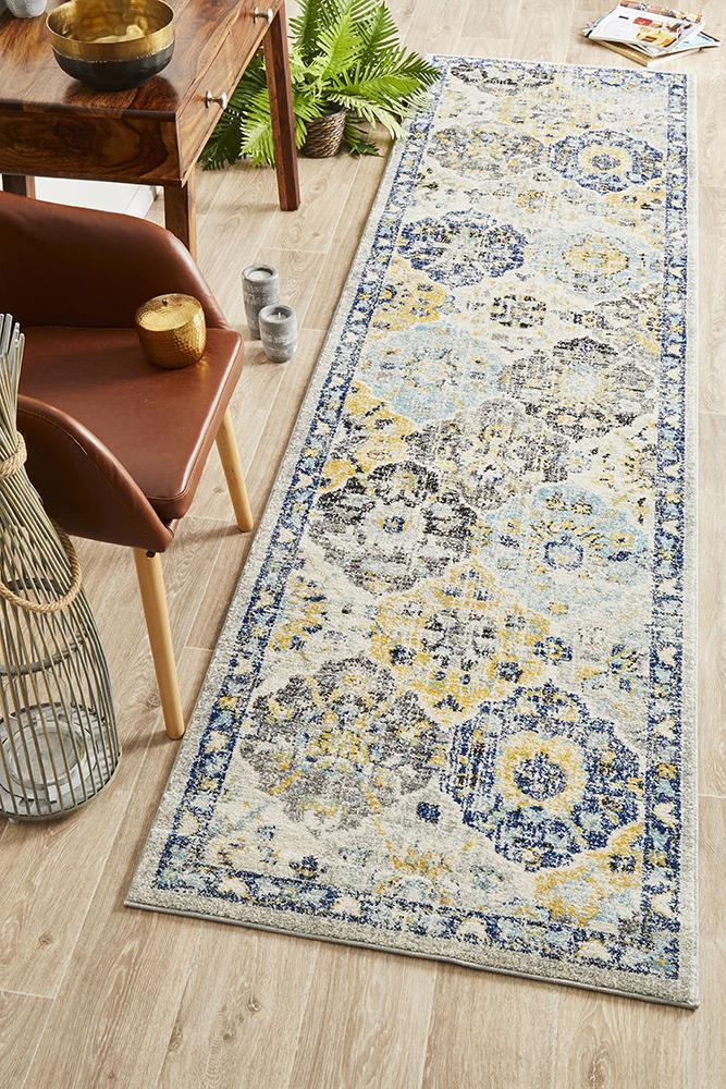 Evoke Poppy Multi Transitional Runner Rug