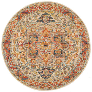 Legacy 850 Rust Round Rug