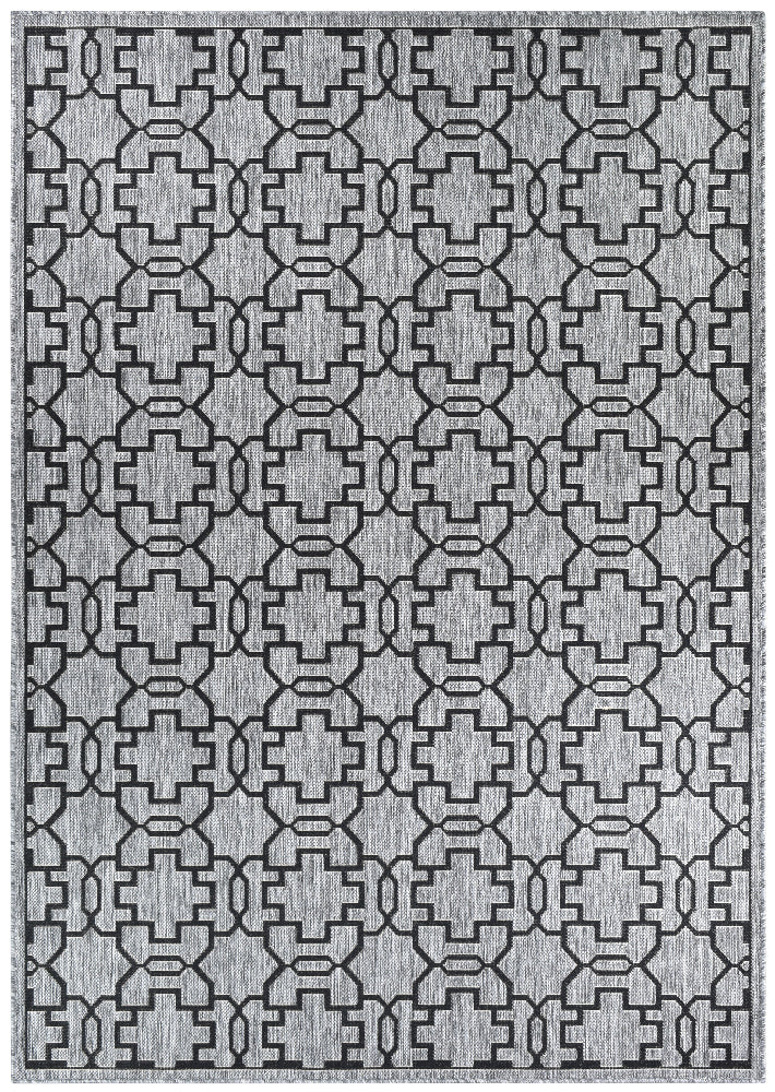 Pacific Grey Black Rug 208-DM9E