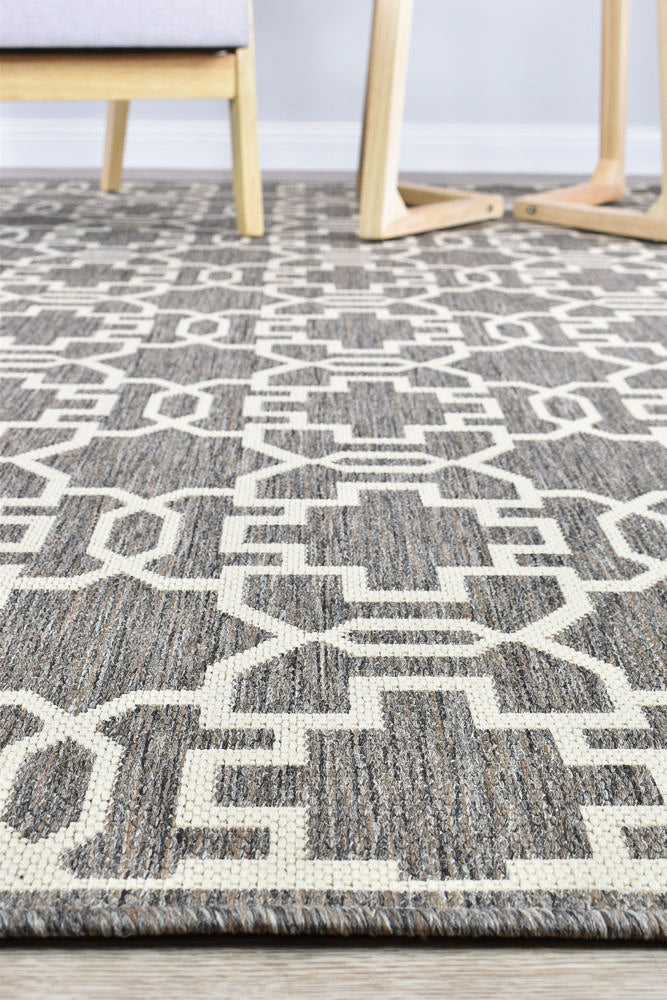 Pacific Brown Cream Rug 208-W71E