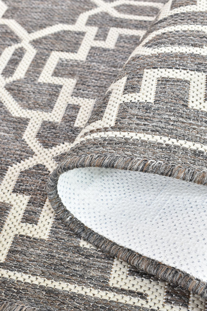 Pacific Brown Cream Rug 208-W71E
