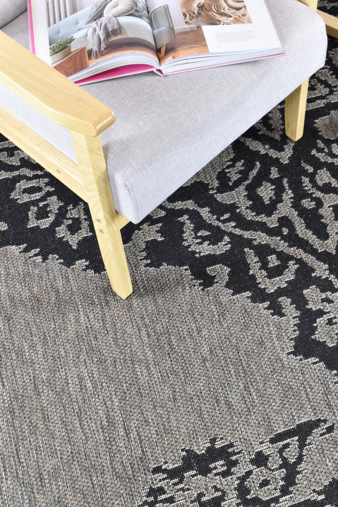 Pacific Brown Black Rug 5605-J48H