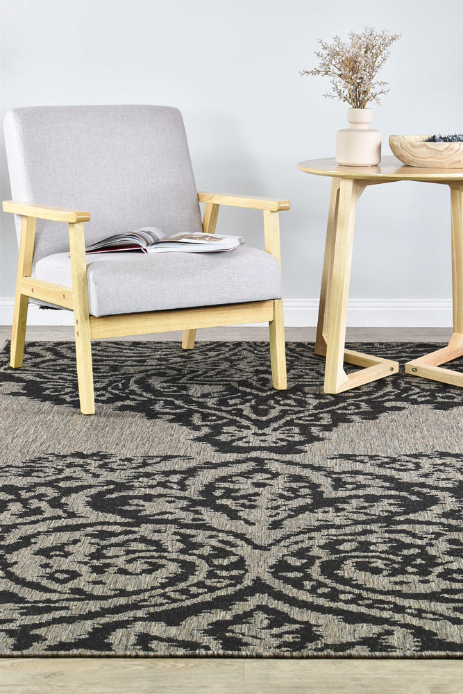 Pacific Brown Black Rug 5605-J48H