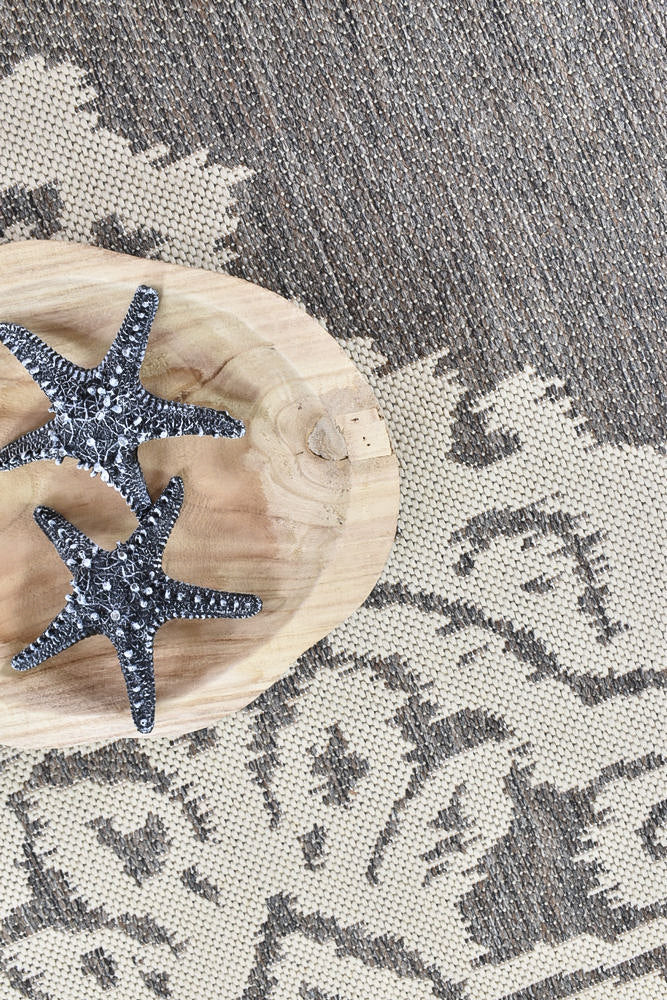 Pacific Brown Cream Rug 5605-W71E