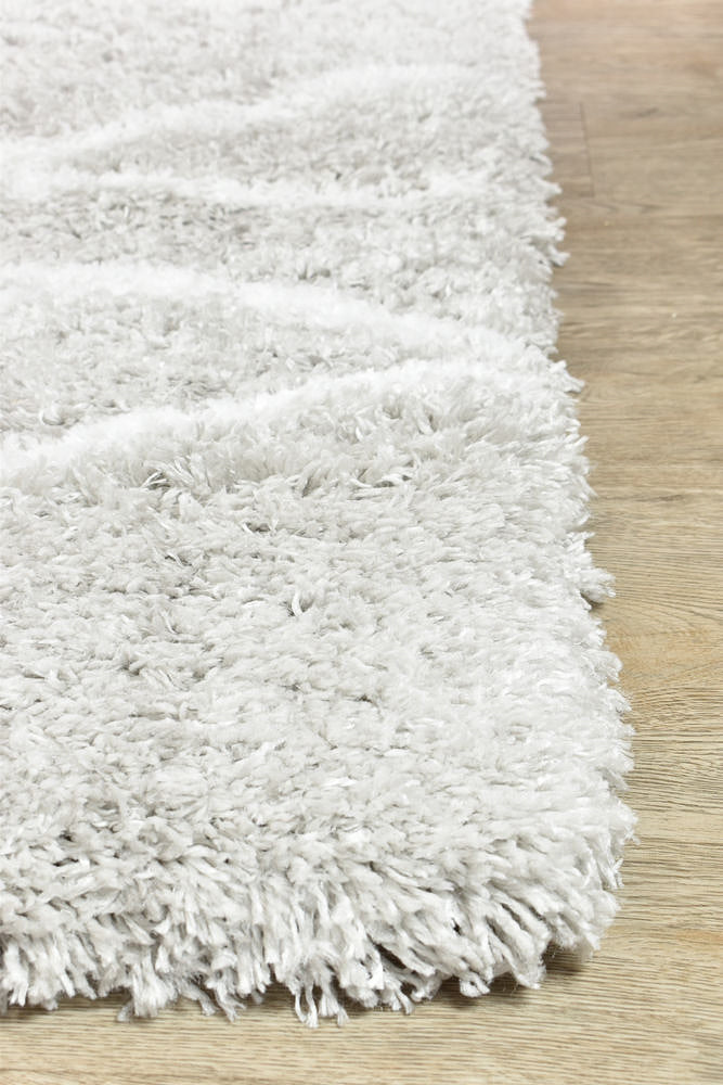 Cobi Shaggy Light Grey Rug 8741A