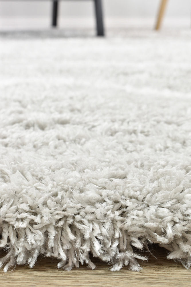 Cobi Shaggy Light Grey Rug 8741A