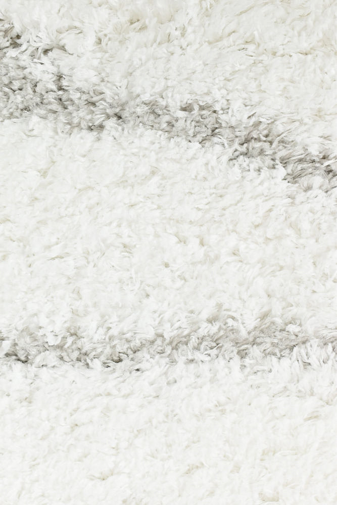 Cobi Shaggy White Rug 8741A