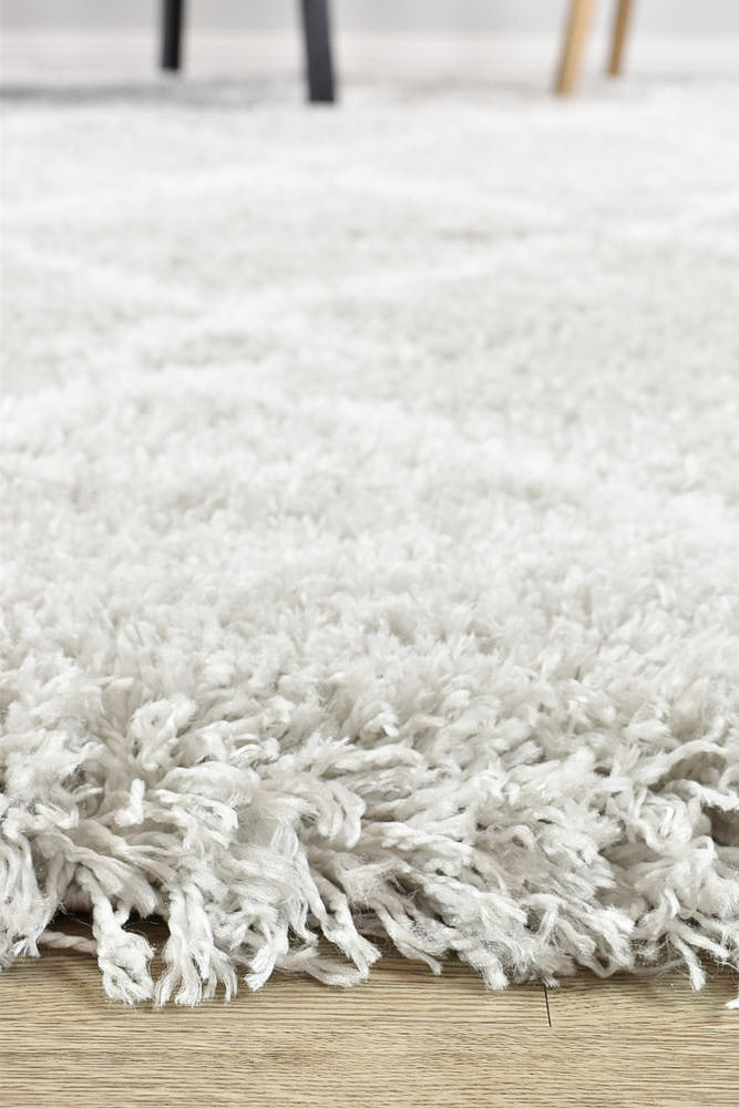 Cobi Shaggy Light Grey Rug 8744A