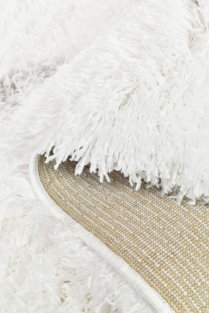 Cobi Shaggy White Rug 8744A