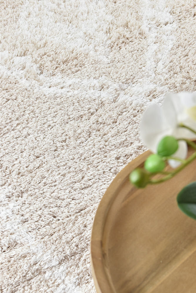 Cobi Shaggy Beige Rug 8745A