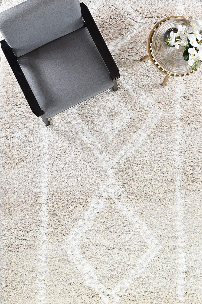 Cobi Shaggy Beige Rug 8745A